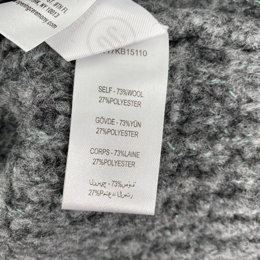 OPENING CEREMONY Cable Fuzzy Knit Wool Sweater - Picture 13 of 13